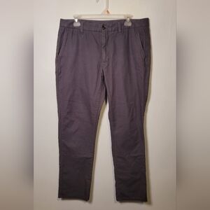 Bonobos Tailored Fit Dark Gray Cotton Pants Size 35/30